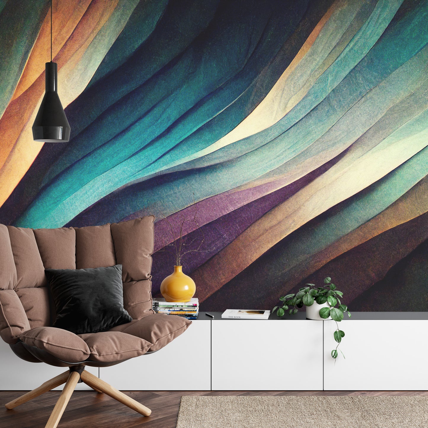 Fototapete Organic Lines As Abstract Wallpaper Background Design