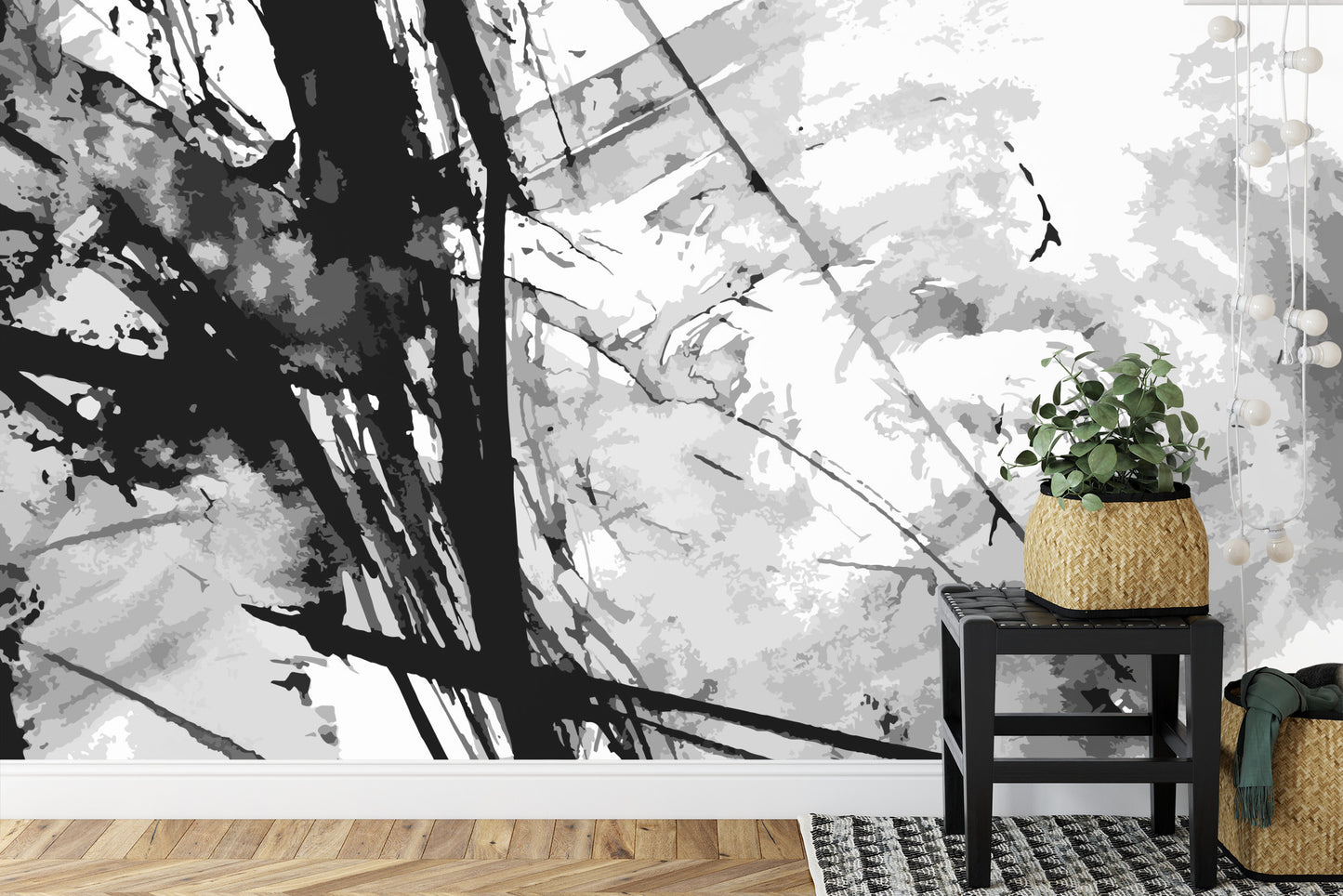 Fototapete Abstract Ink Paint Background