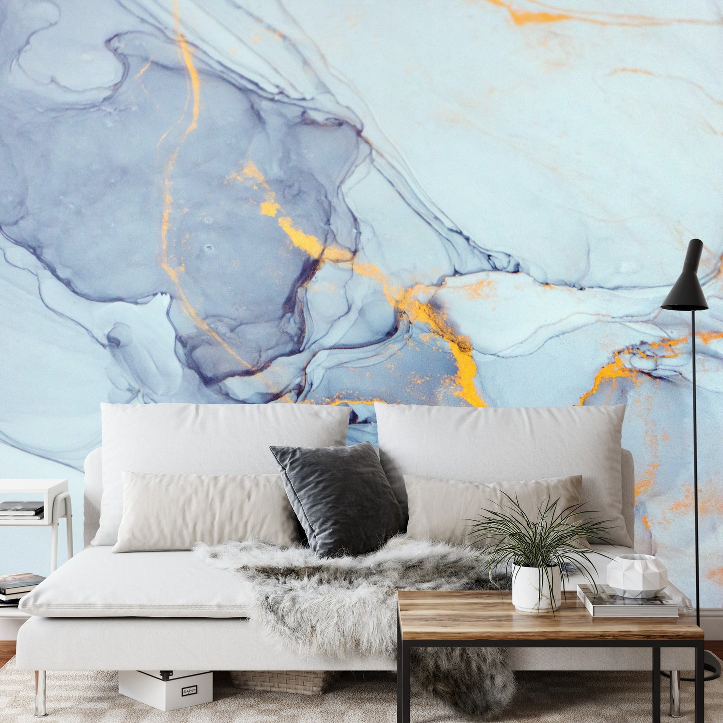 Fototapete Ink, Paint, Abstract. Closeup Of The Painting. Colorful Abstract Painting Background. Highly-Textured Oil Paint. High Quality Details. Alcohol Ink Modern Abstract Painting, Modern Contemporary Art.