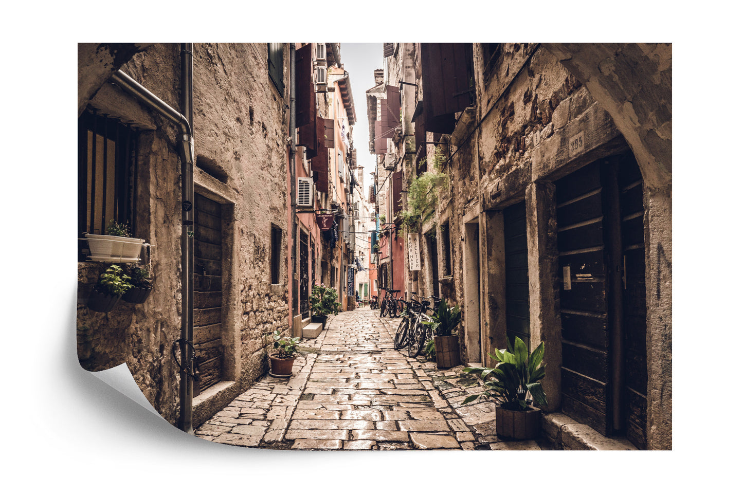 Fototapete Gasse Übergang