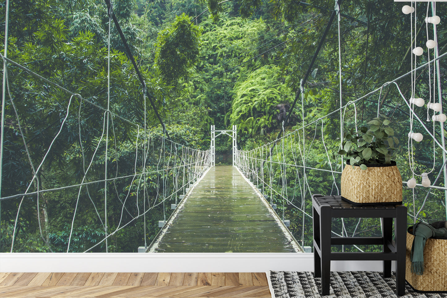 Fototapete Hängebrücke