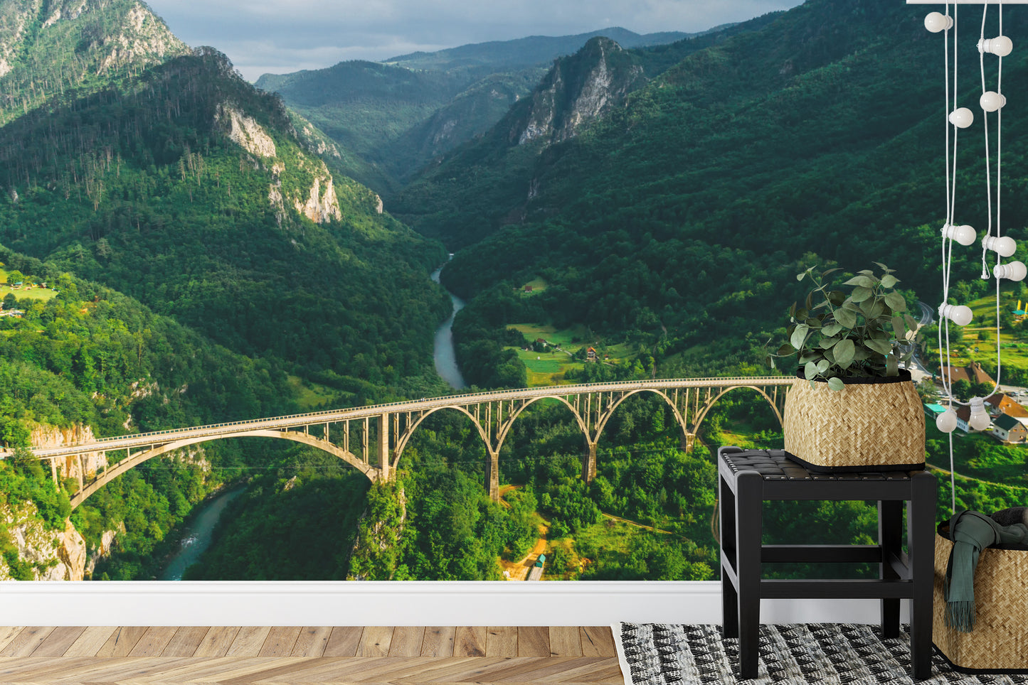 Fototapete 3D-Brücke