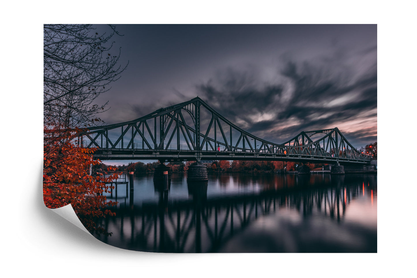 Fototapete 3D-Brücke