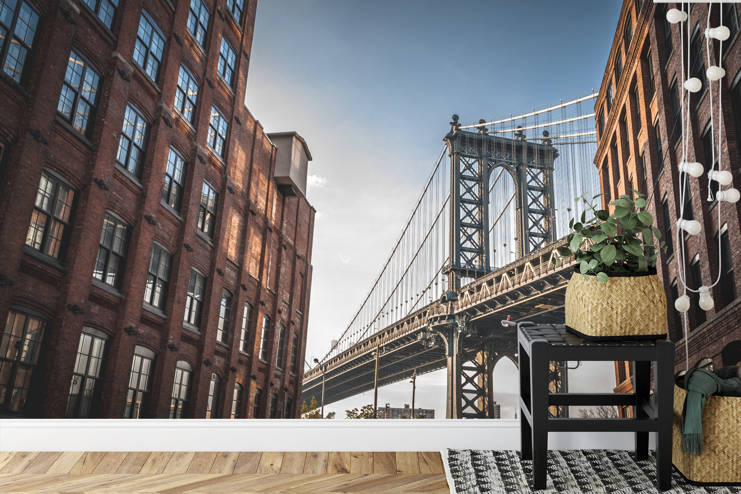 Fototapete 3D-Brücke