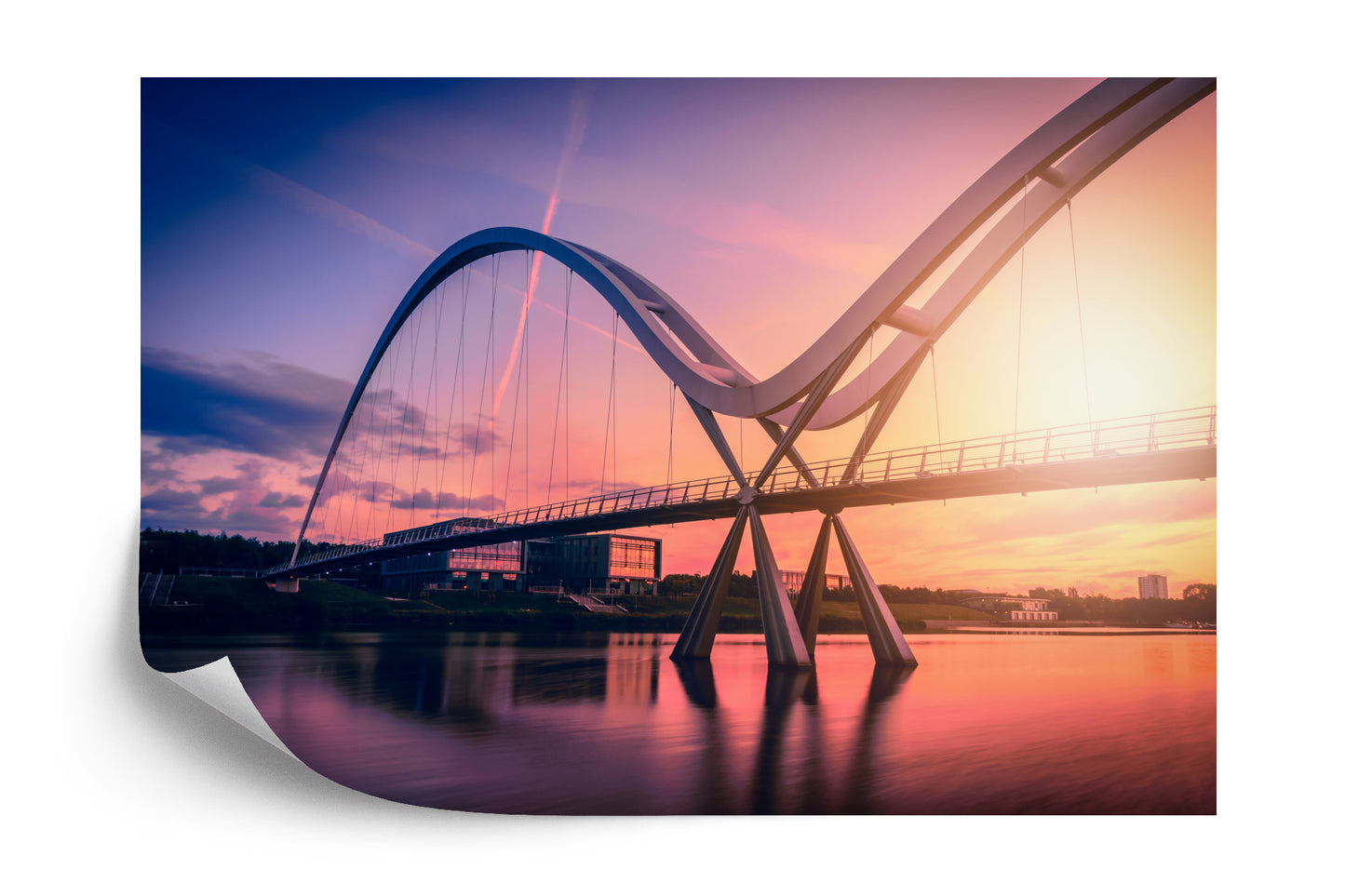 Fototapete 3D-Brücke
