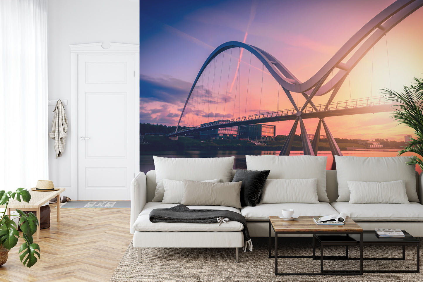 Fototapete 3D-Brücke