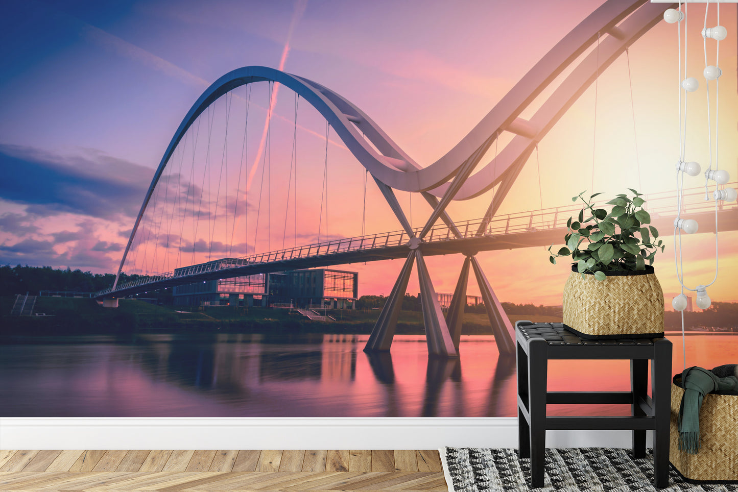Fototapete 3D-Brücke