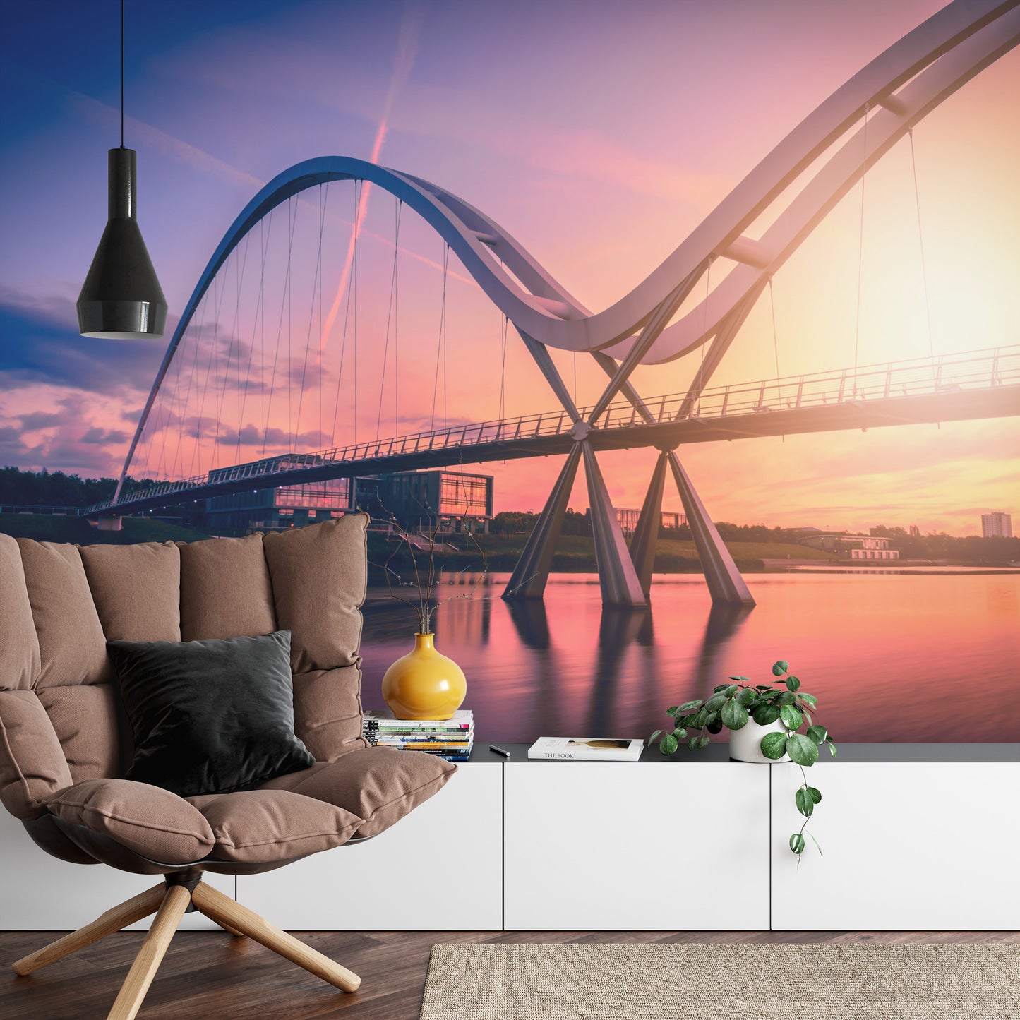 Fototapete 3D-Brücke
