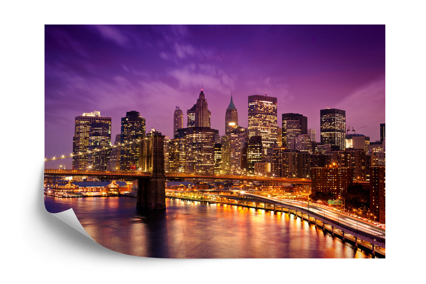 Fototapete New York Manhattan Pont De Brooklyn