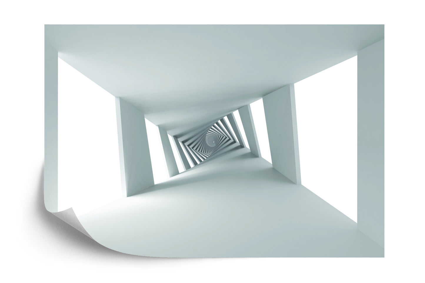 Fototapete 3D Tunnel - Hohlraum