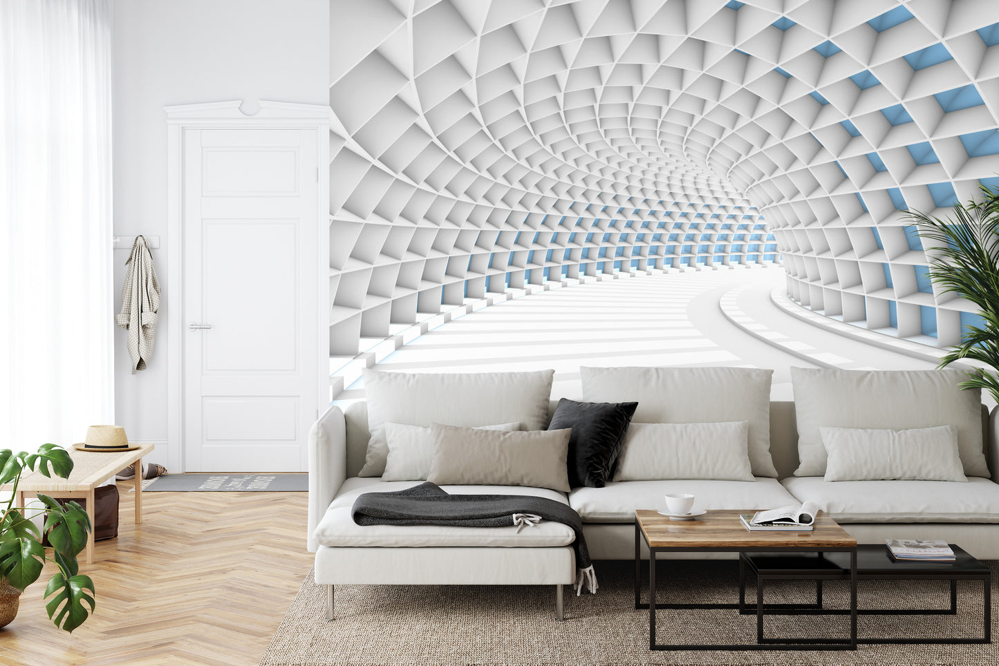 Fototapete 3D Tunnel - Abstraktion