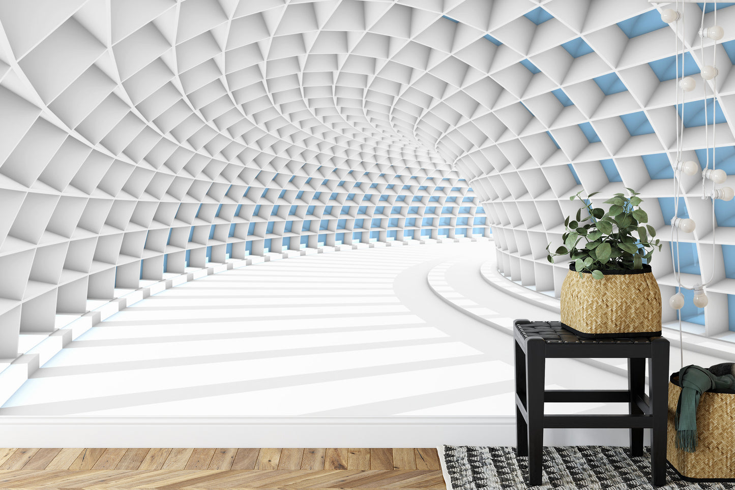 Fototapete 3D Tunnel - Abstraktion