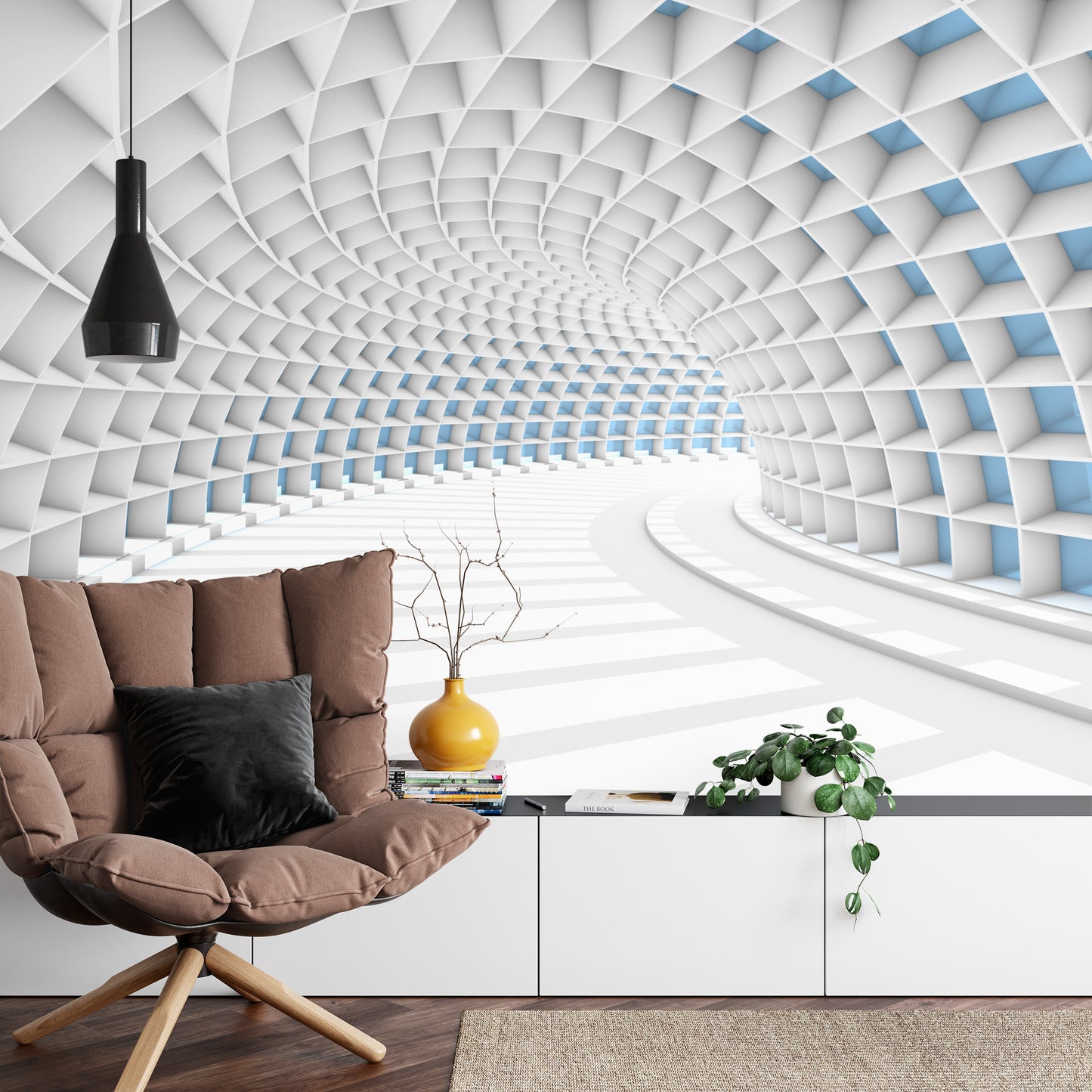 Fototapete 3D Tunnel - Abstraktion