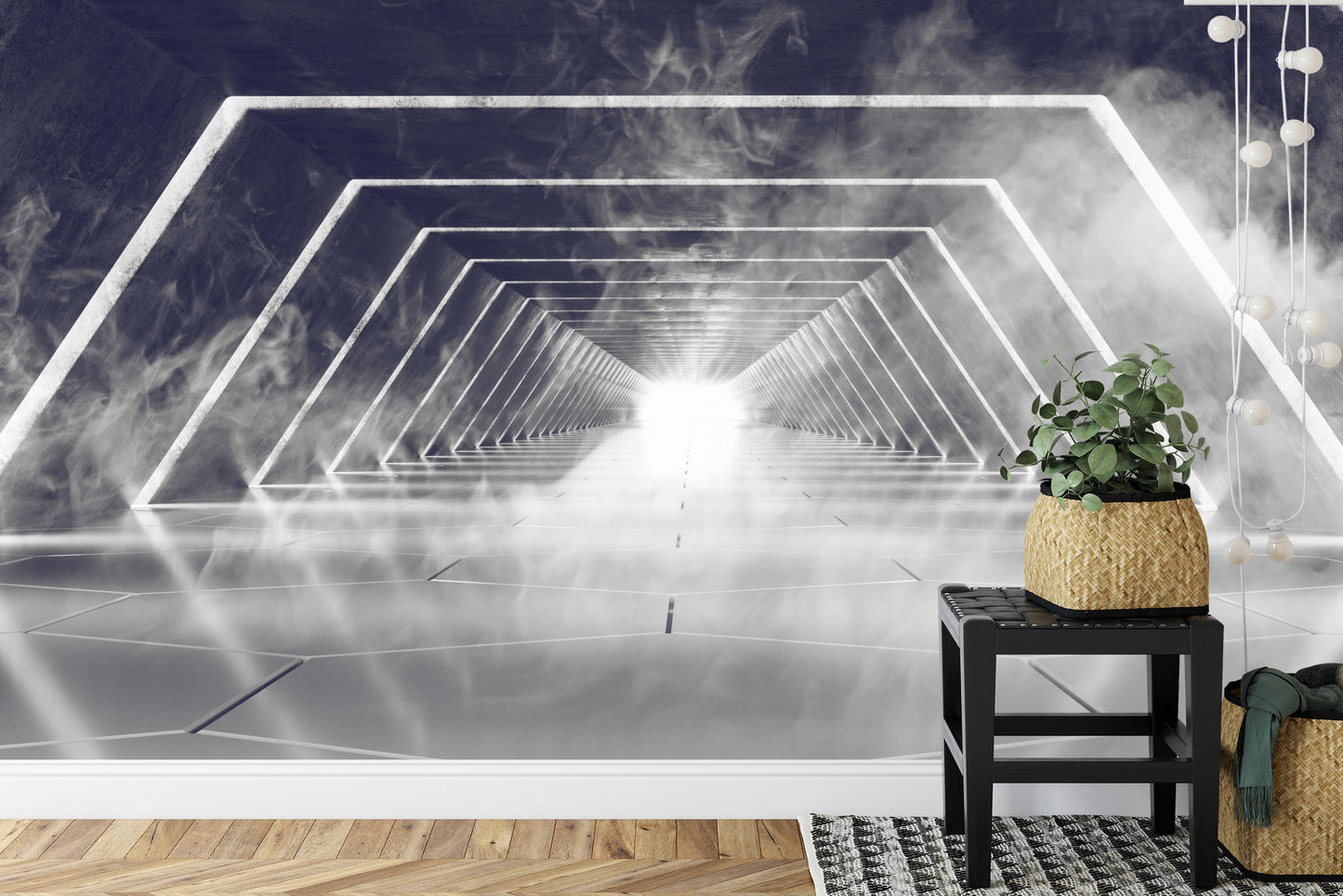 Fototapete 3D Tunnel - Tiefe