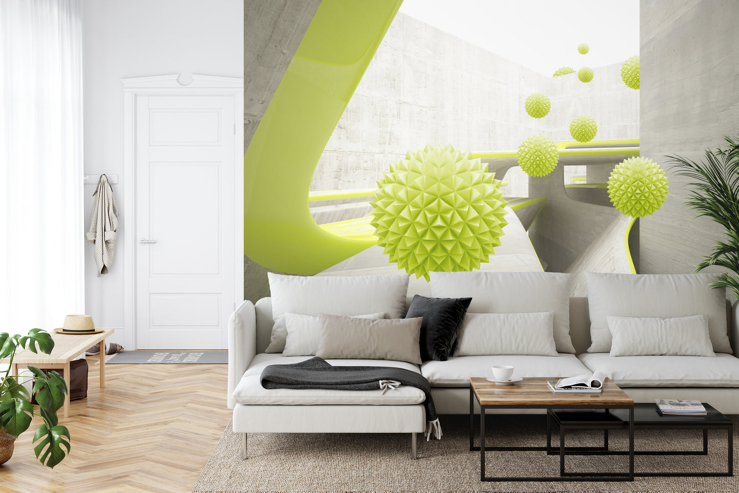 Fototapete Moderne 3D-Kugeln