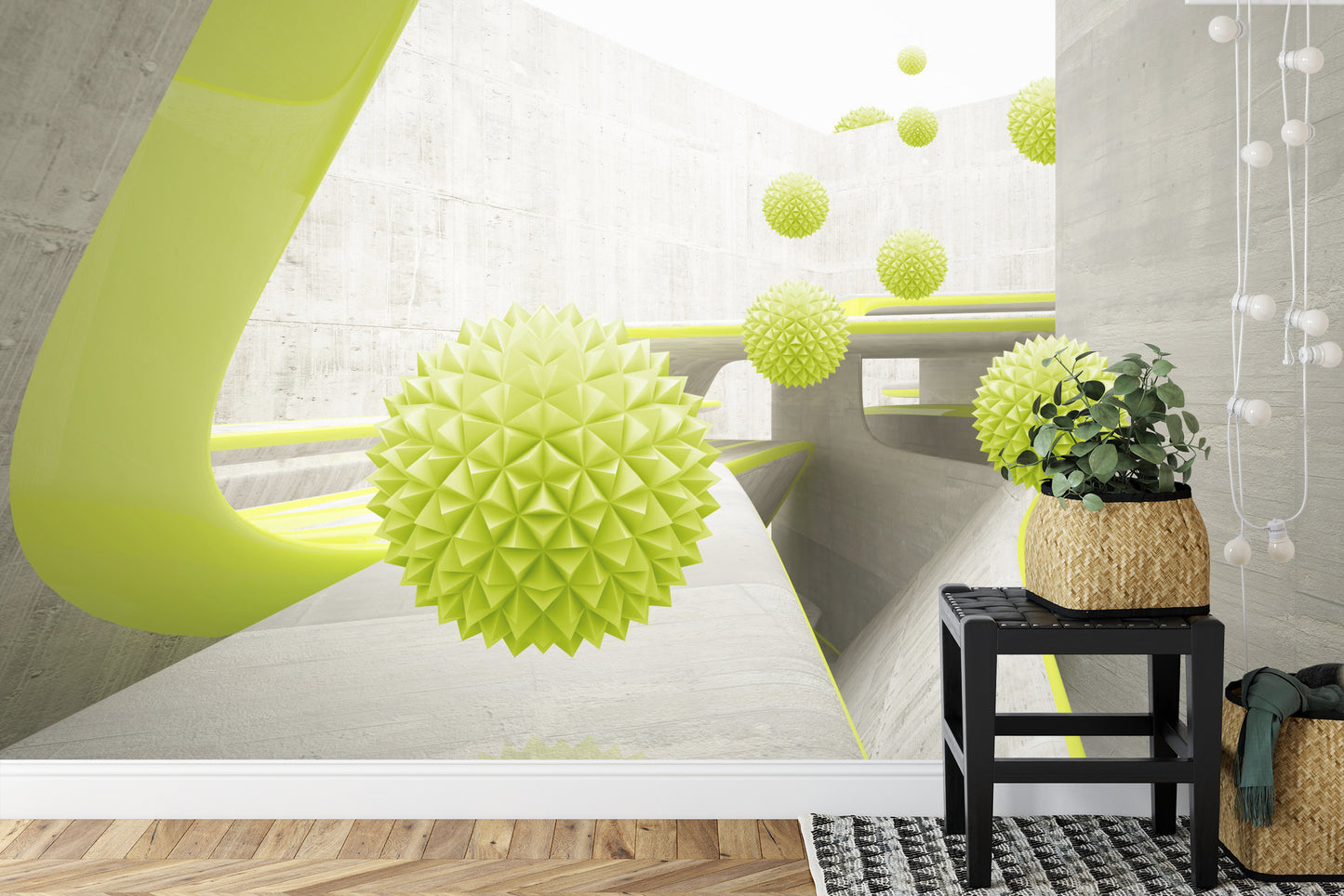 Fototapete Moderne 3D-Kugeln