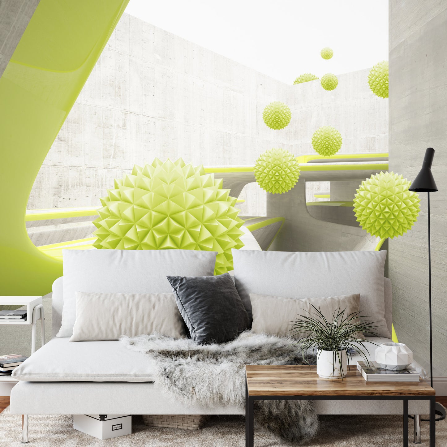 Fototapete Moderne 3D-Kugeln