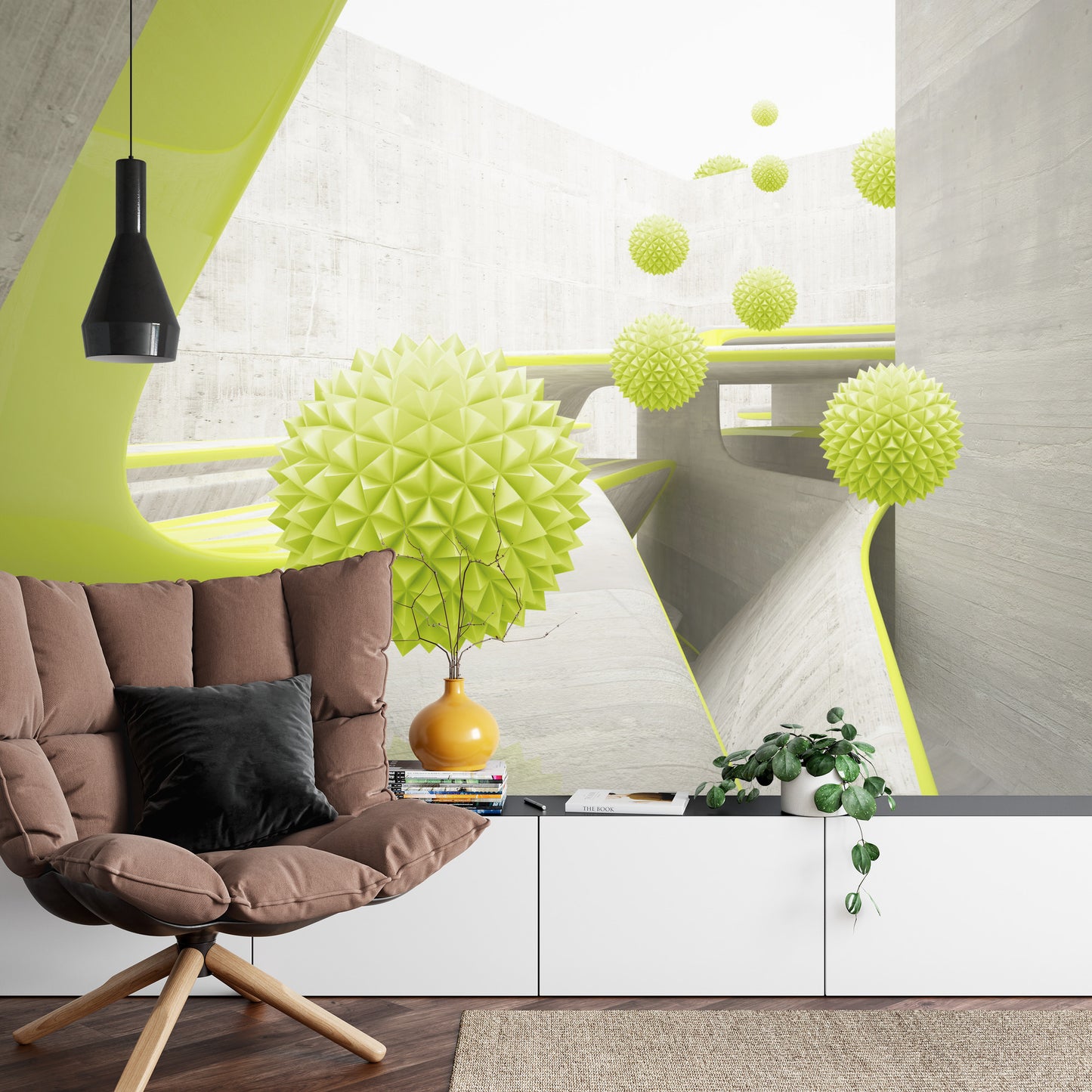 Fototapete Moderne 3D-Kugeln