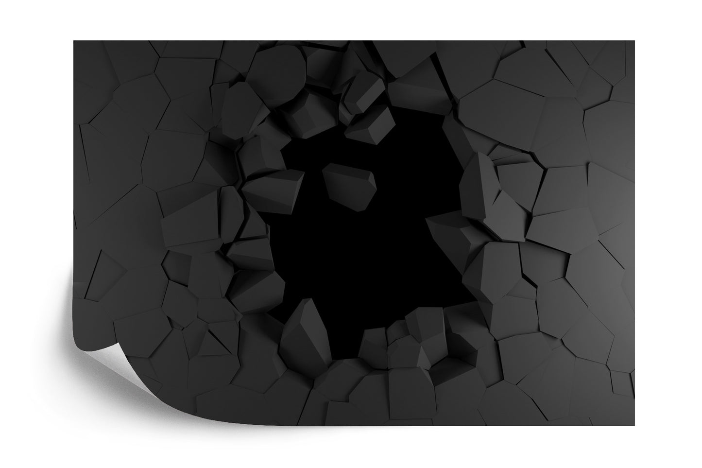 Fototapete Loch In Der Wand 3D-Effekt