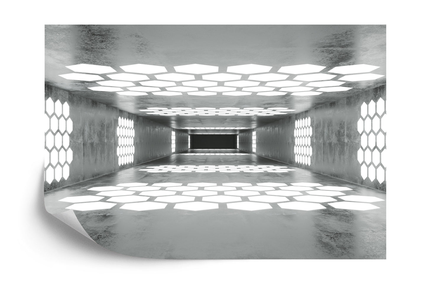 Fototapete 3D Tunnel - Abstraktion