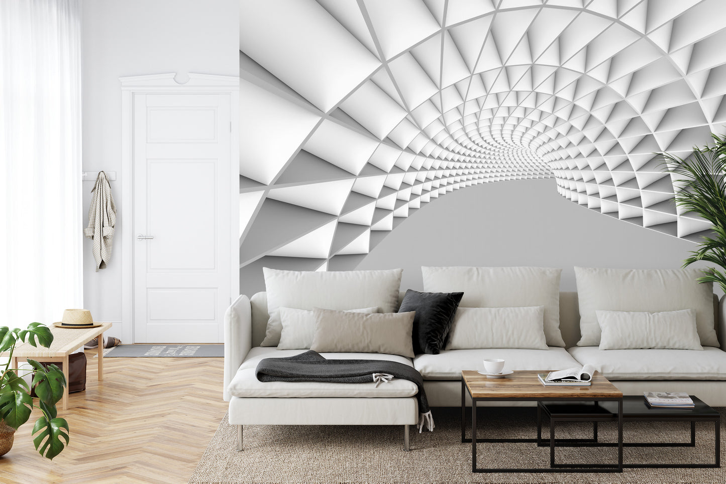 Fototapete 3D Tunnel - Tiefe