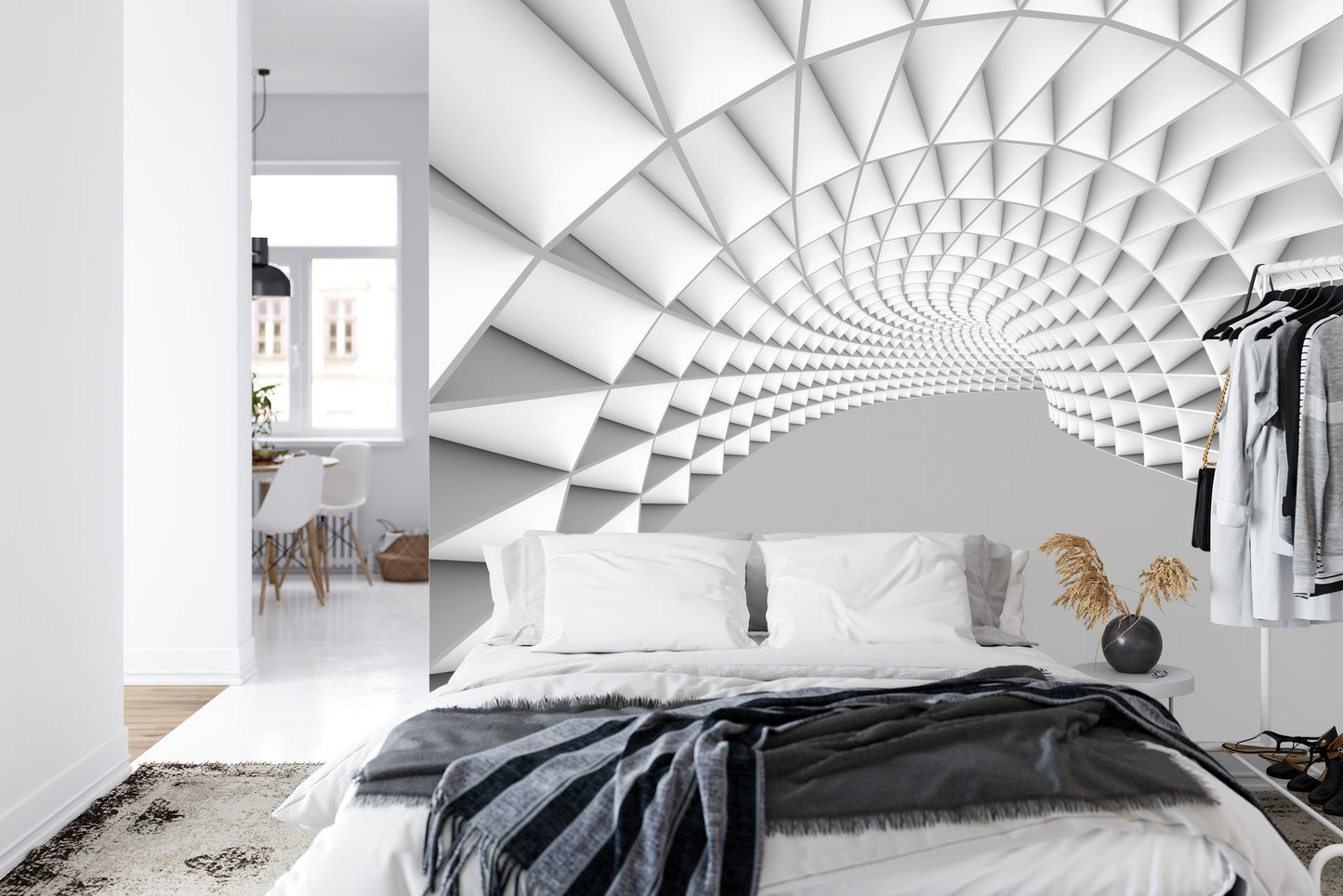 Fototapete 3D Tunnel - Tiefe