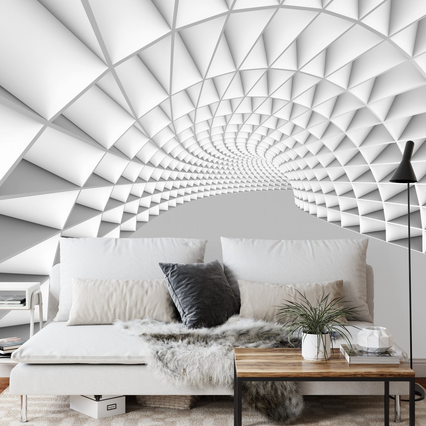 Fototapete 3D Tunnel - Tiefe