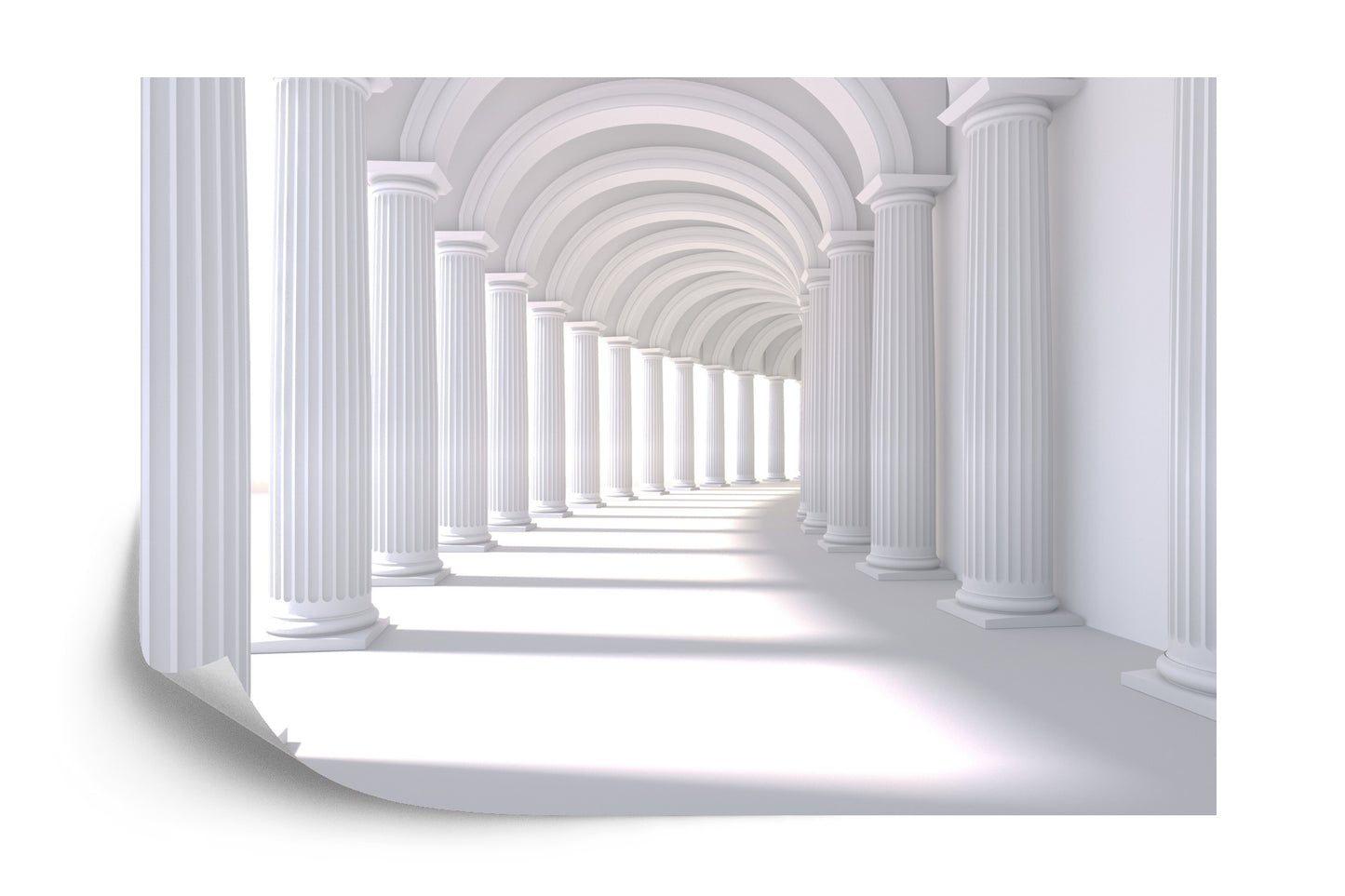 Fototapete 3D Tunnel - Kolumnen