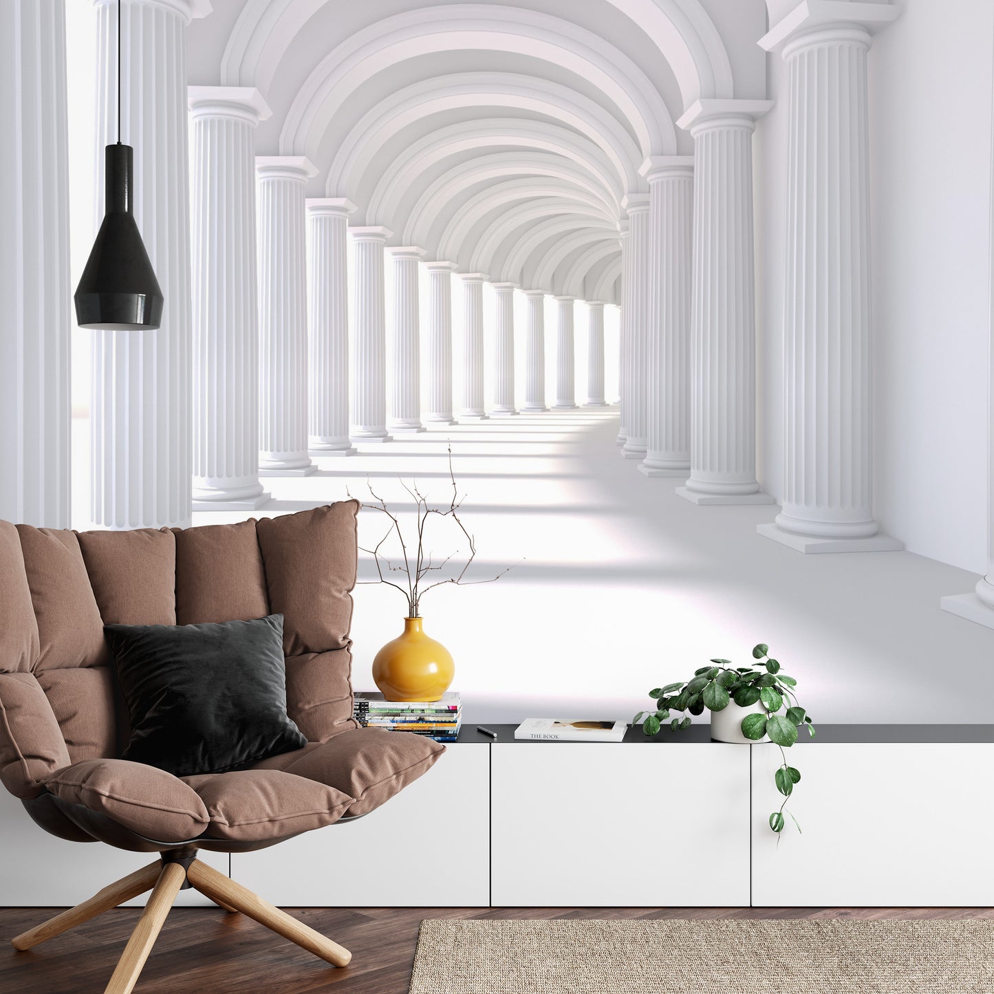 Fototapete 3D Tunnel - Kolumnen