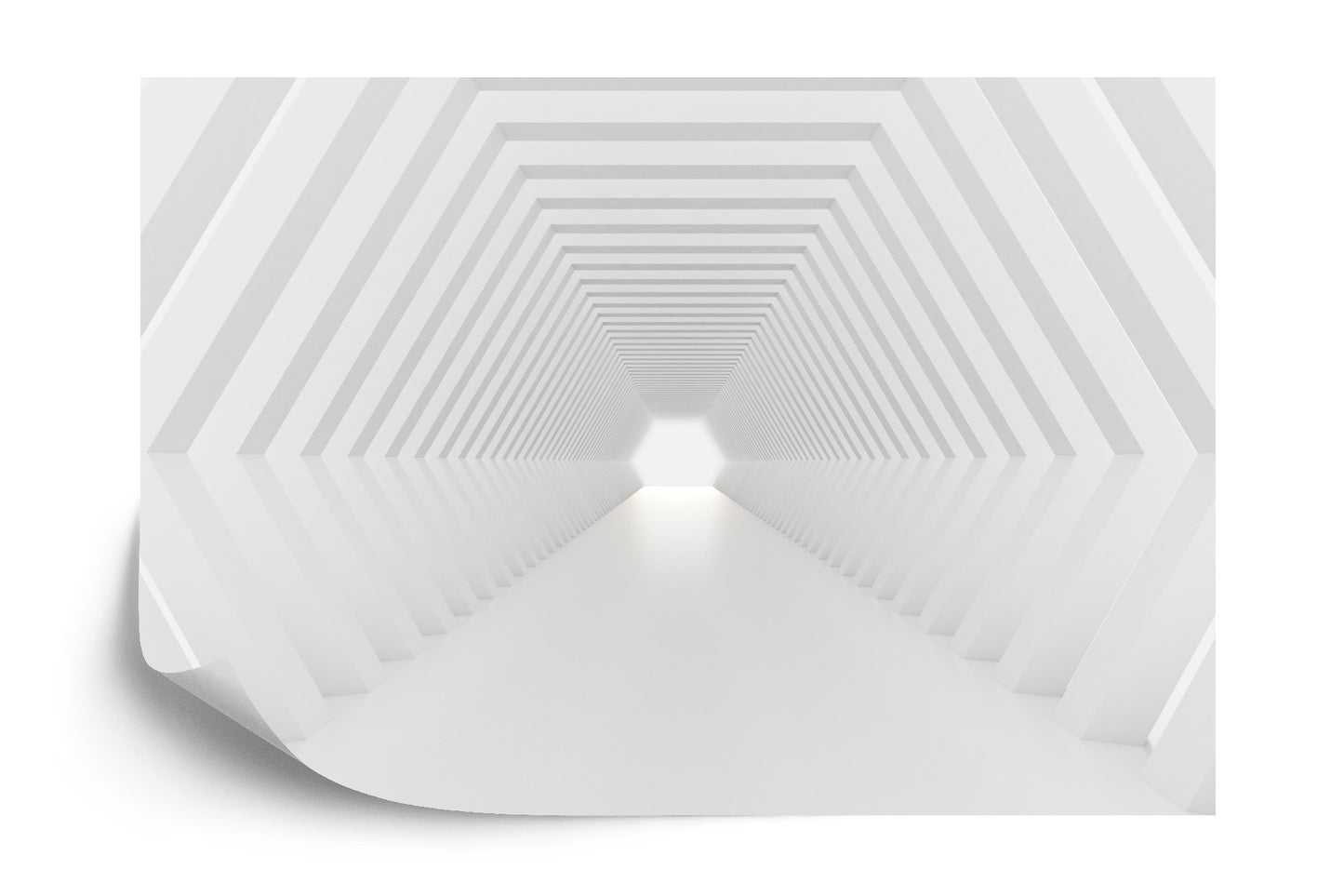 Fototapete 3D Tunnel - Fürs Schlafzimmer