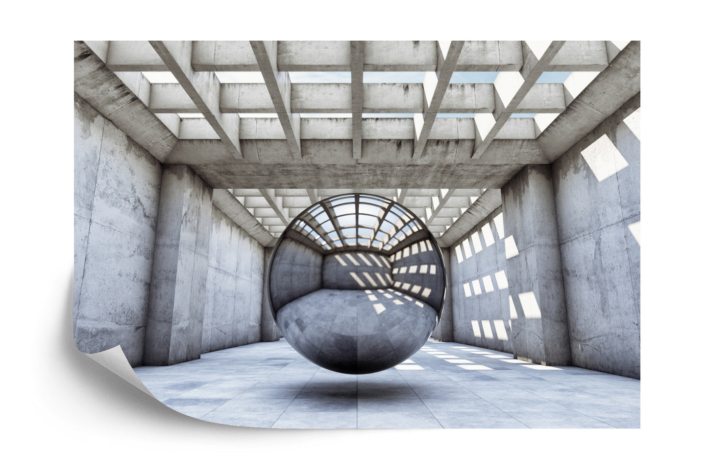 Fototapete 3D Tunnel - Fürs Wohnzimmer