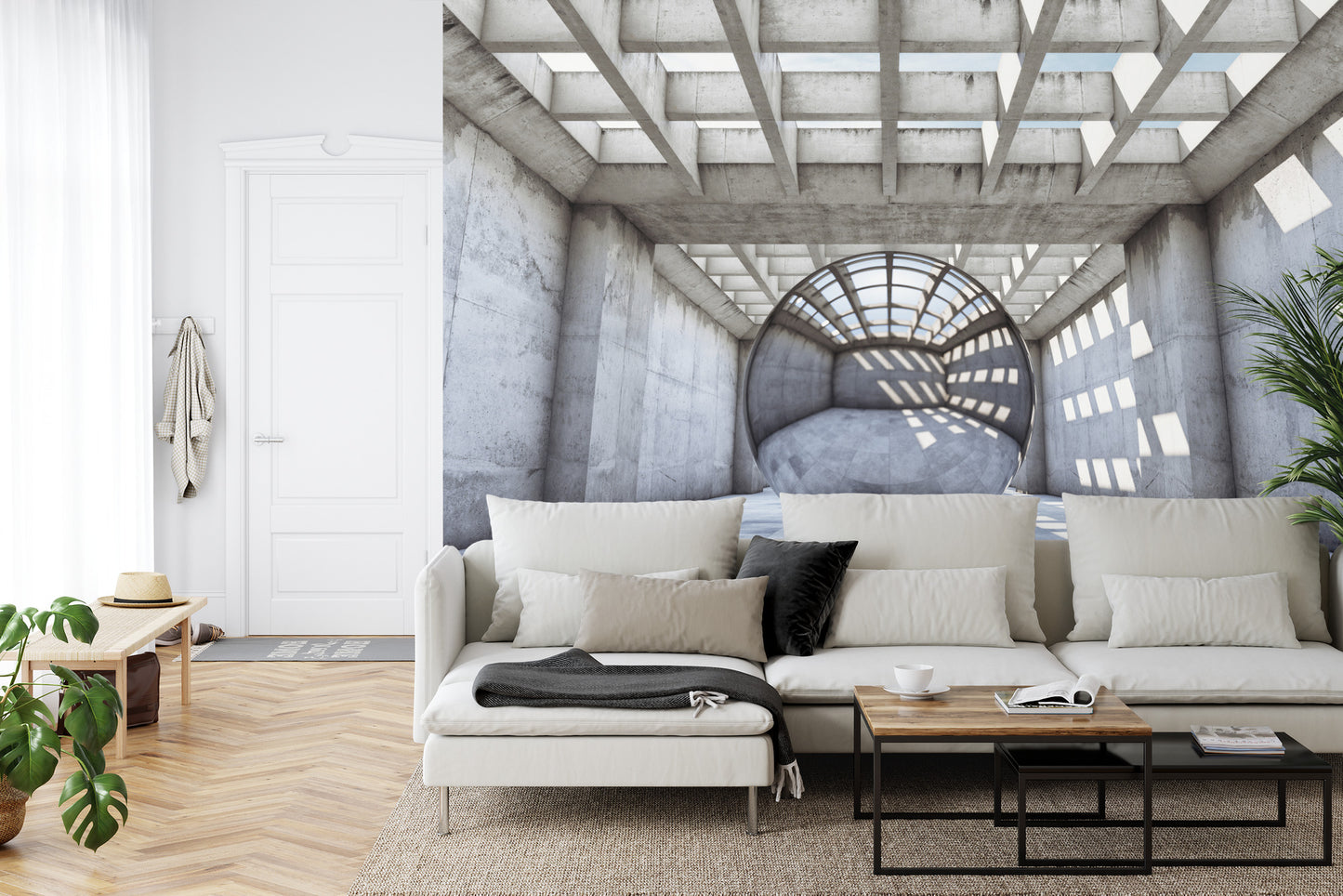 Fototapete 3D Tunnel - Fürs Wohnzimmer