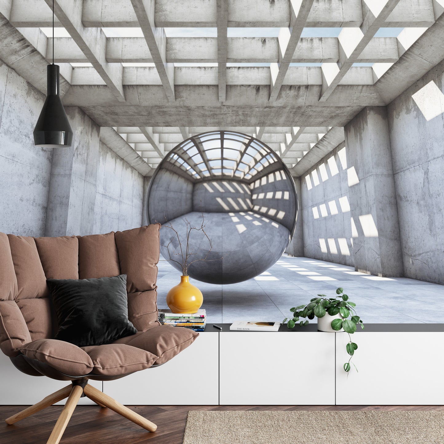 Fototapete 3D Tunnel - Fürs Wohnzimmer