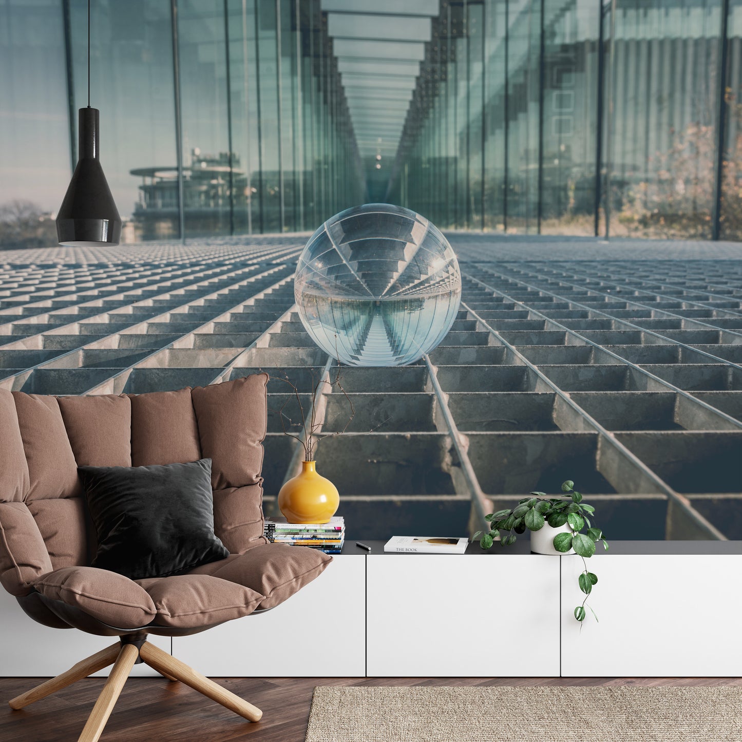 Fototapete Moderne 3D-Kugel