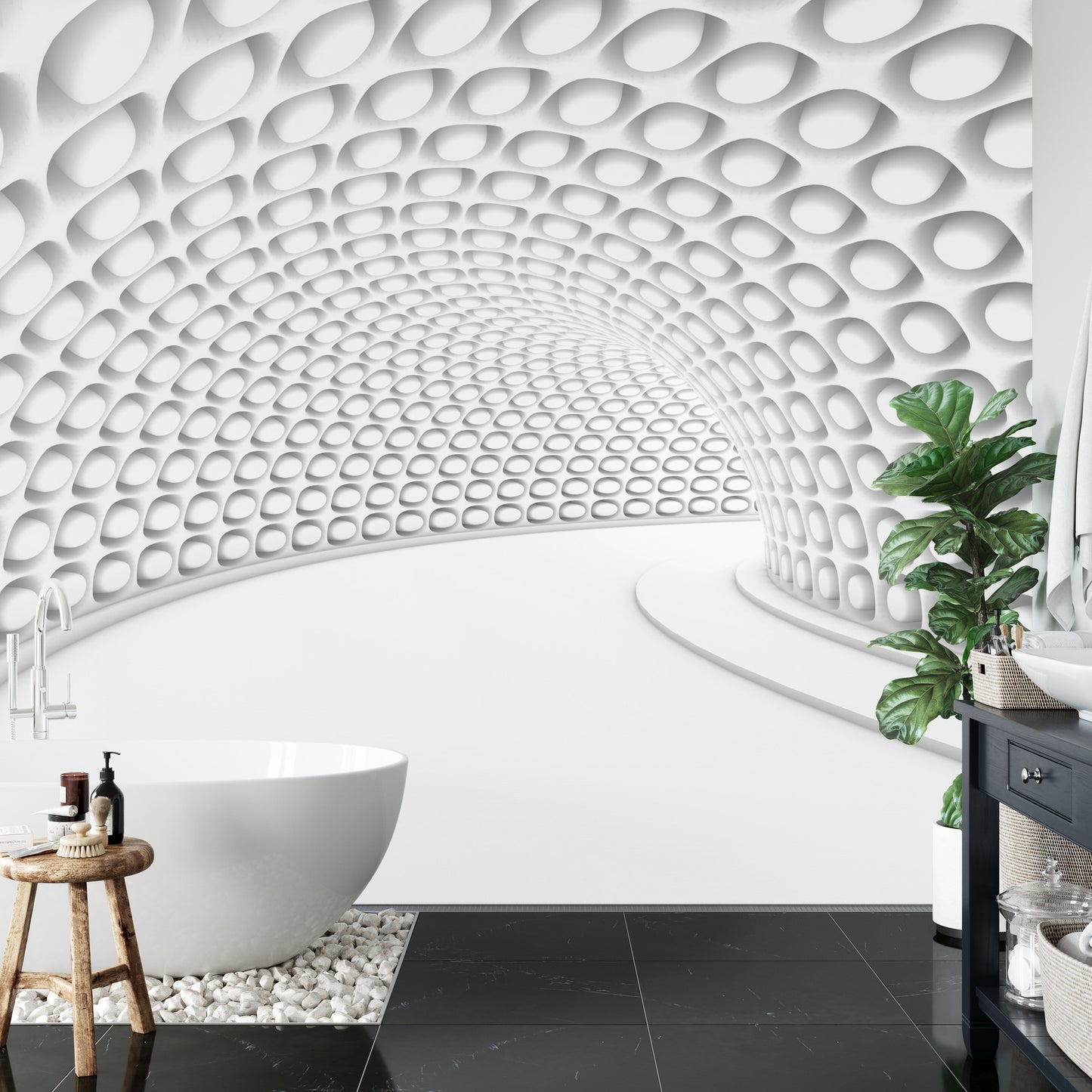 Fototapete 3D Tunnel - Für Das Wohnzimmer