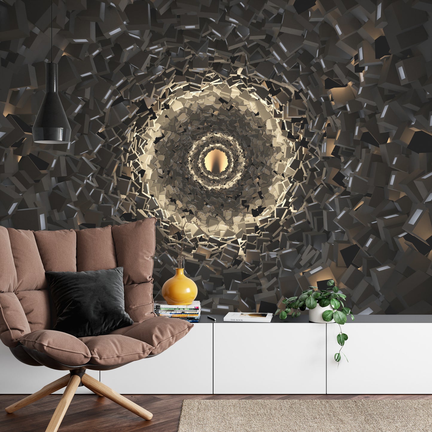 Fototapete 3D Tunnel - Tiefe