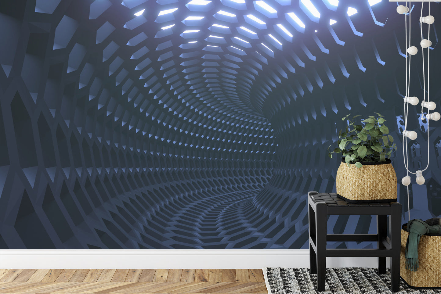 Fototapete 3D Tunnel - Abstraktion