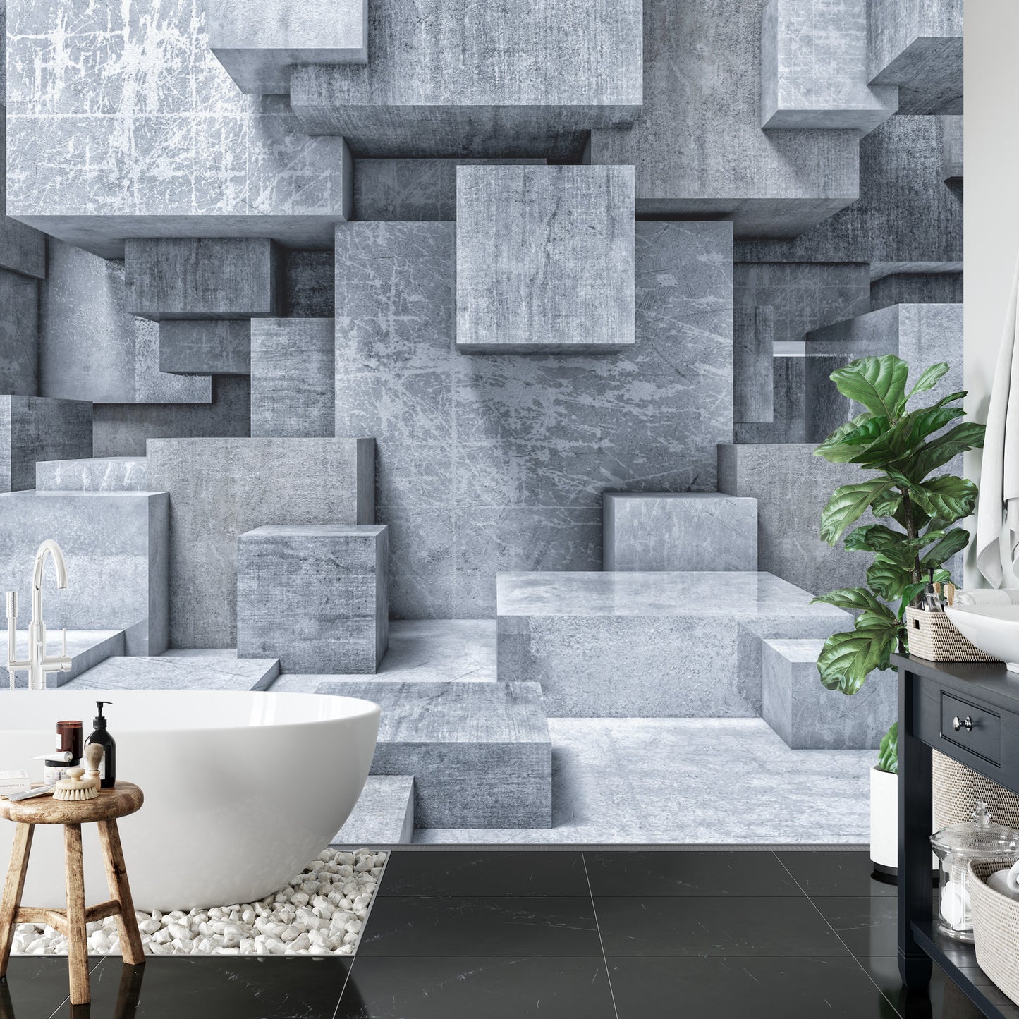 Fototapete Geometric 3D Background
