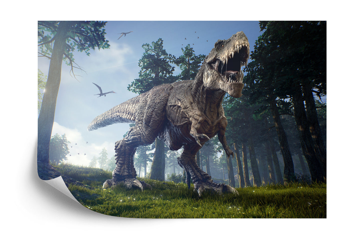 Fototapete Tyrannosaurus Im Wald