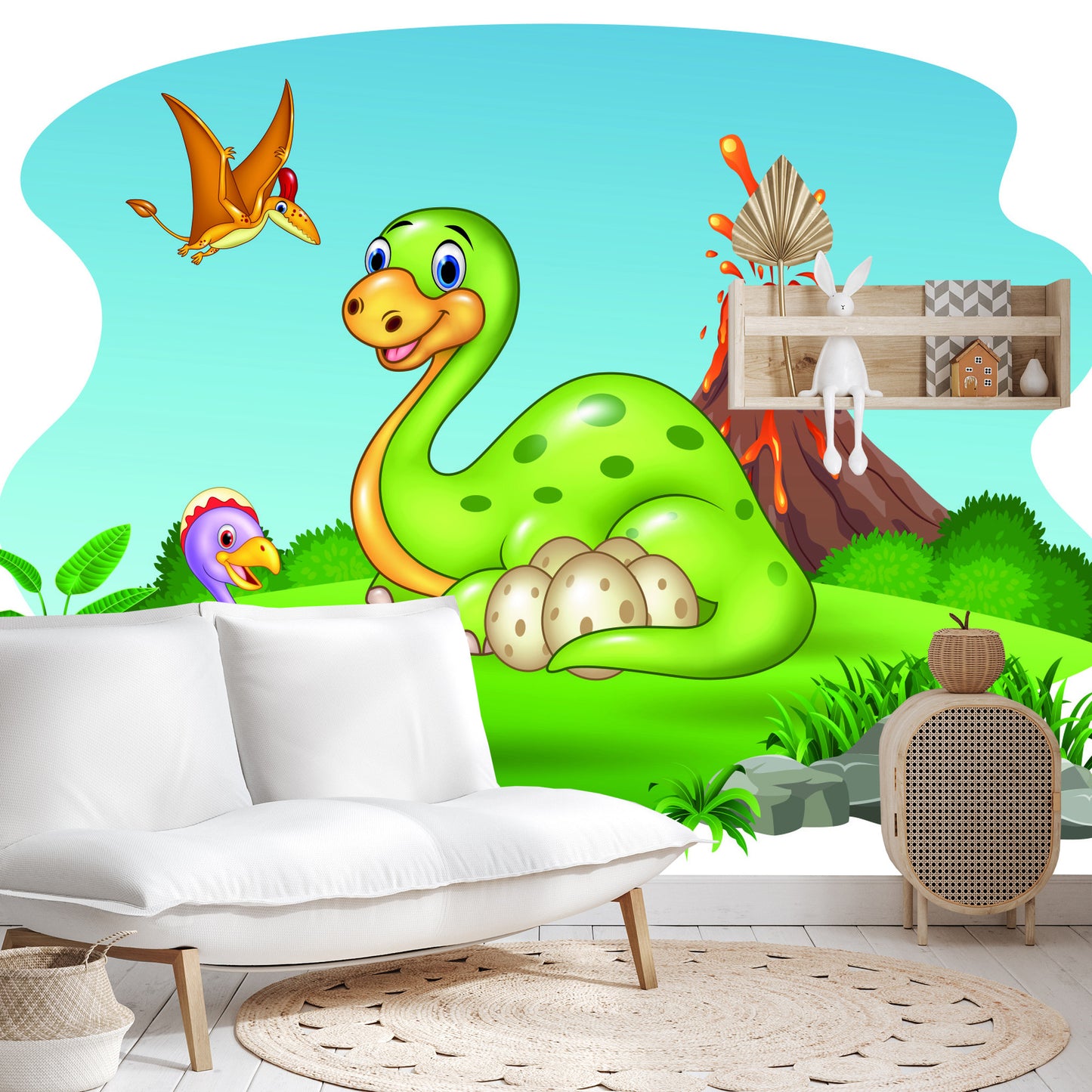Fototapete Dinosaurier Auf Der Lichtung