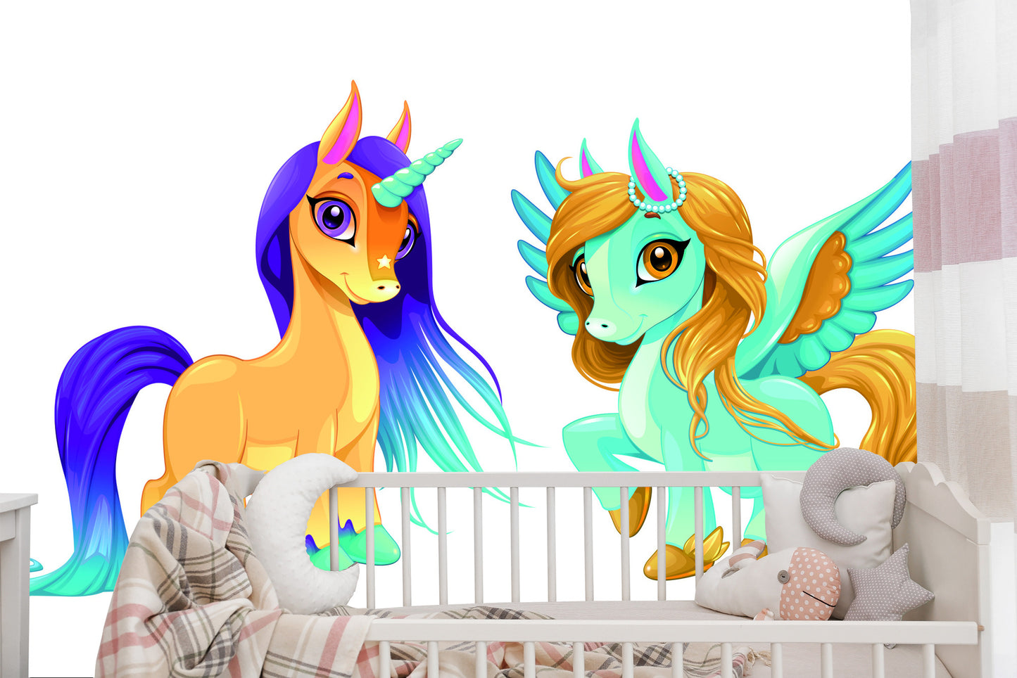 Fototapete Einhorn Und Pegasus