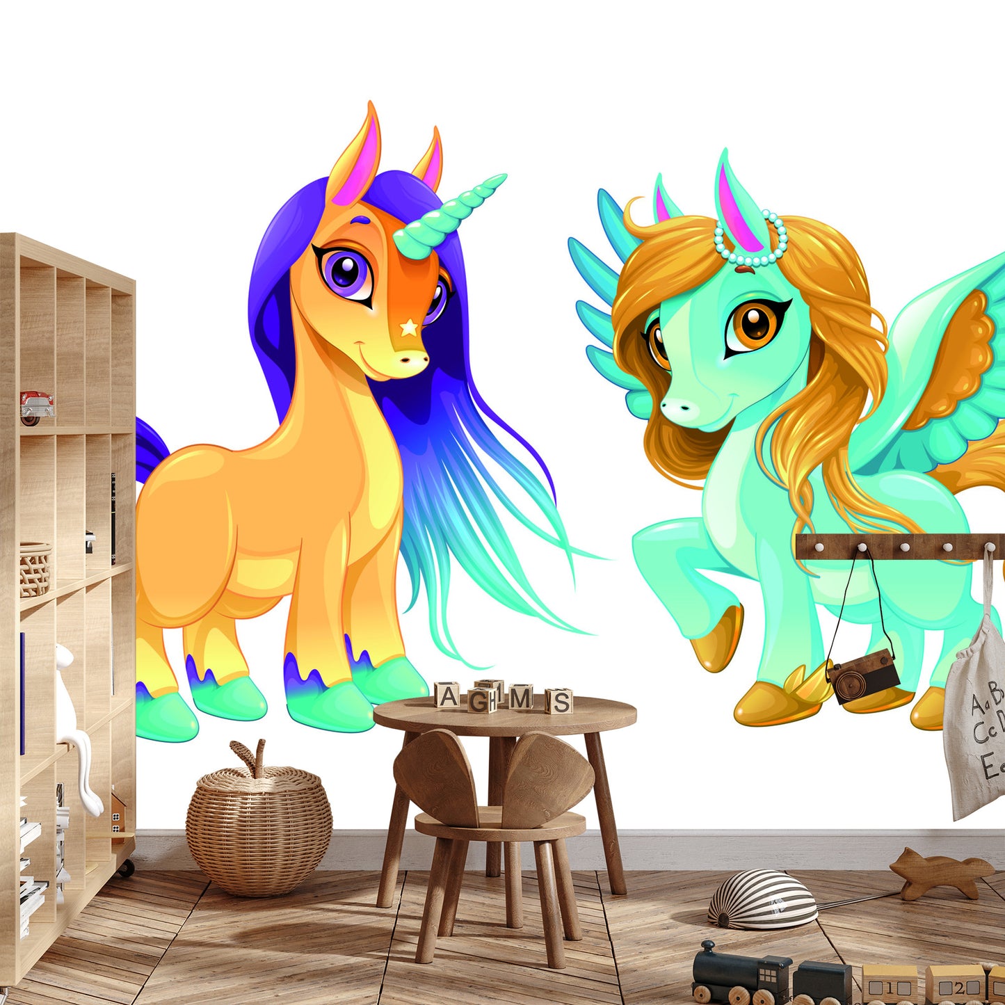 Fototapete Einhorn Und Pegasus