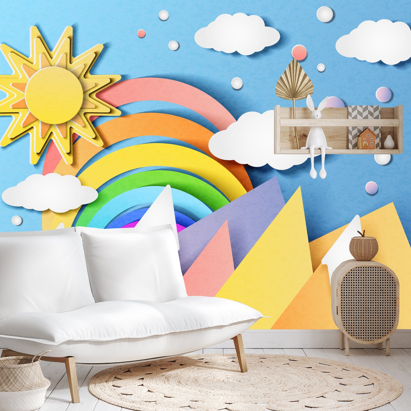 Fototapete Für Kinder - Bunte Landschaft