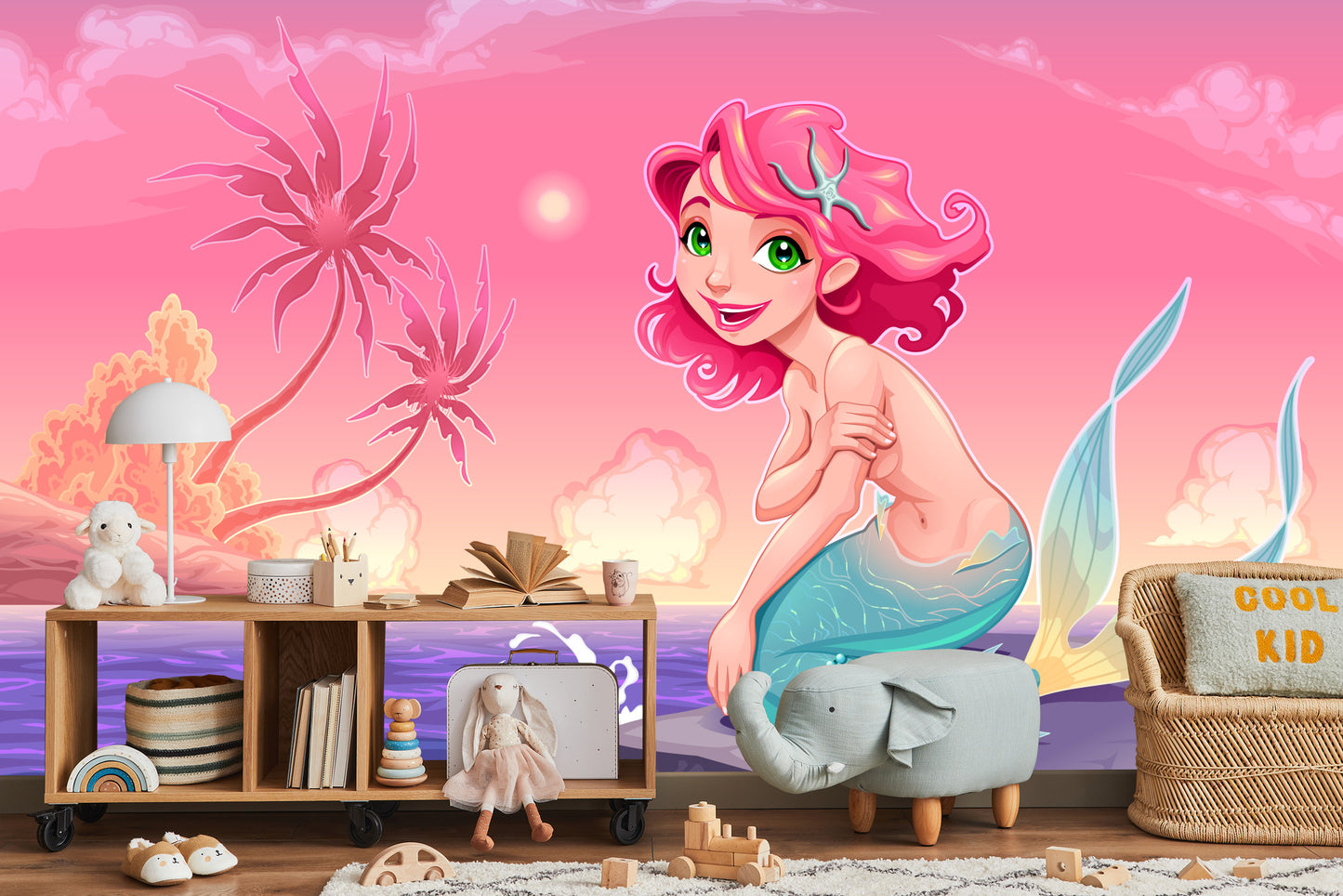 Fototapete Lustige Sirene