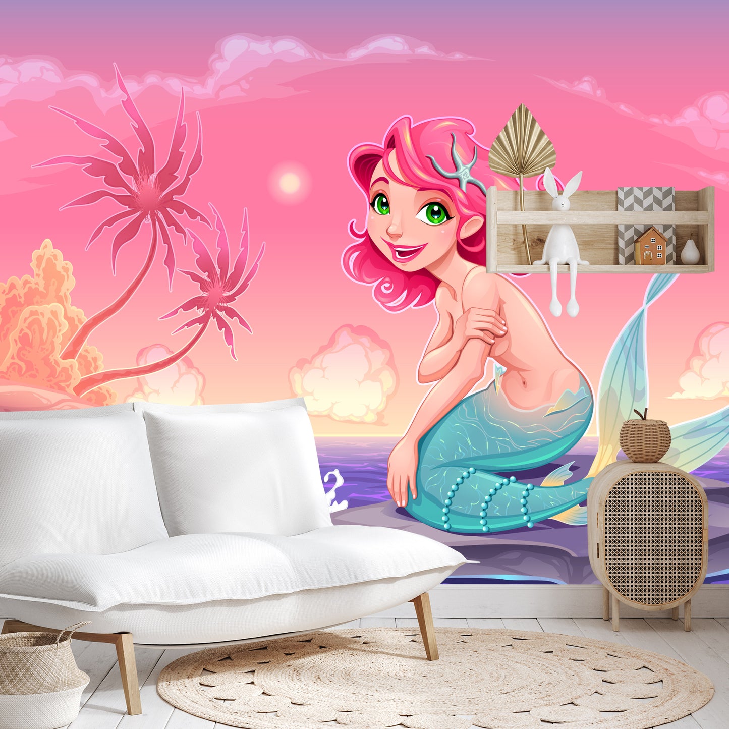 Fototapete Lustige Sirene