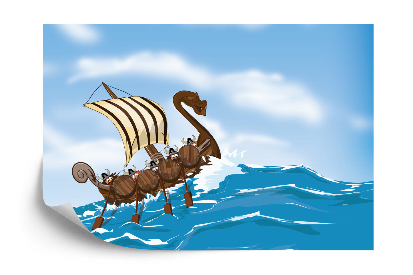 Fototapete Schiff Auf Dem Meer