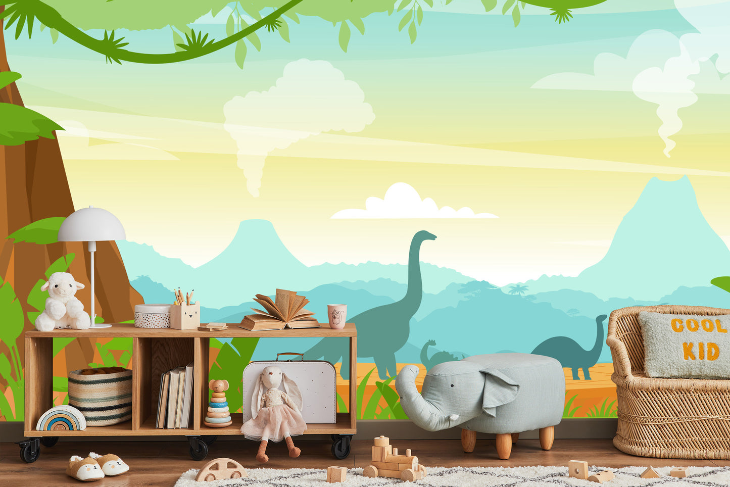 Fototapete Dinosaurier Im Dschungel