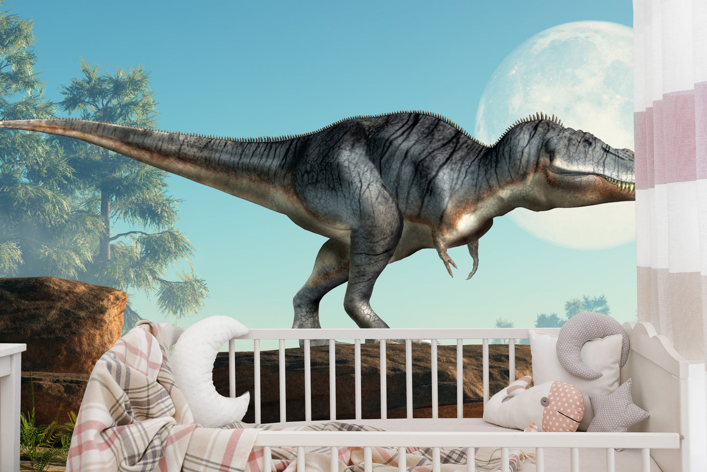 Fototapete Dinosaurier Auf Den Felsen