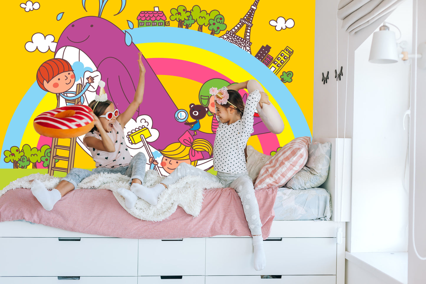 Fototapete Für Kinder - Kinder Und Wal