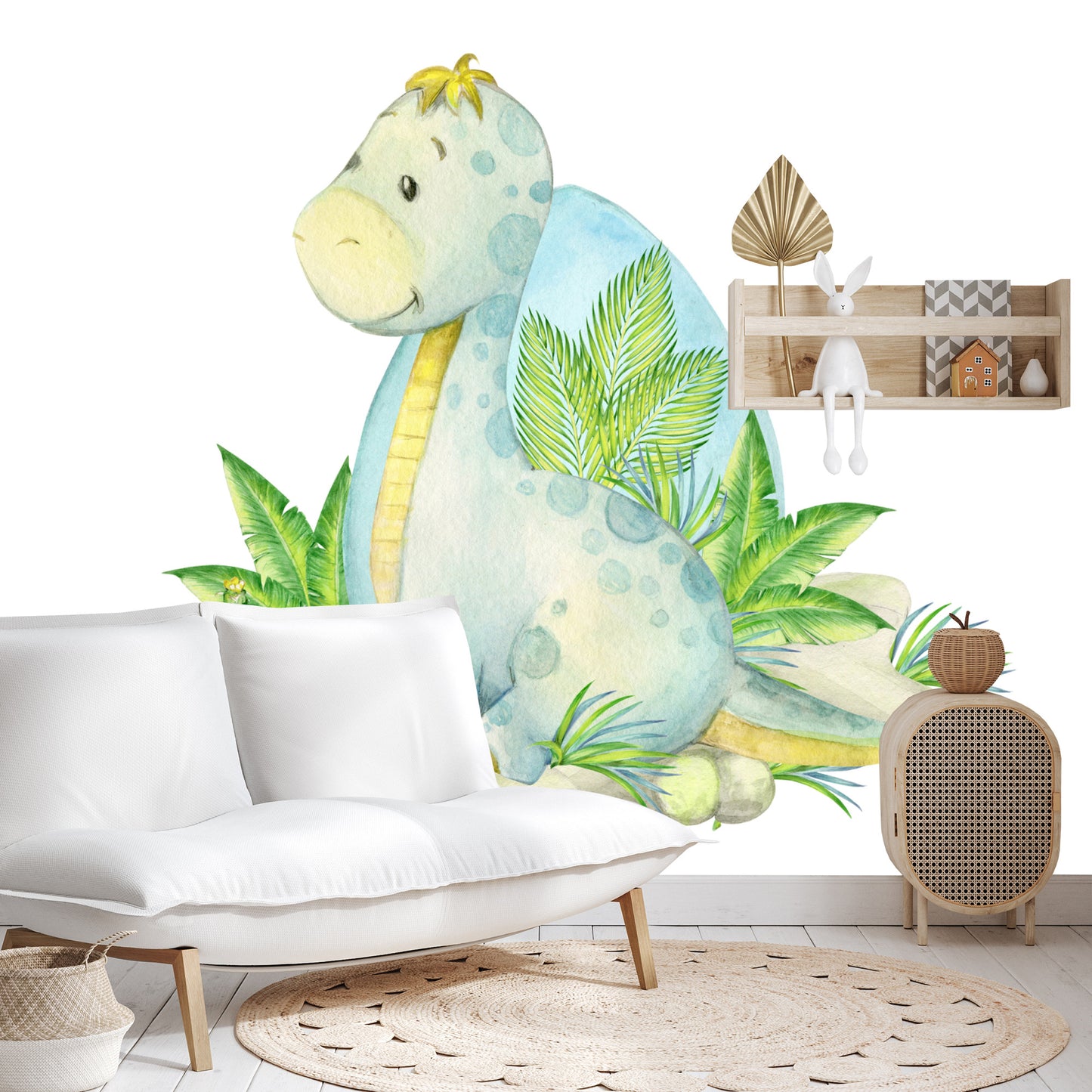 Fototapete Kleiner Dinosaurier Und Natur